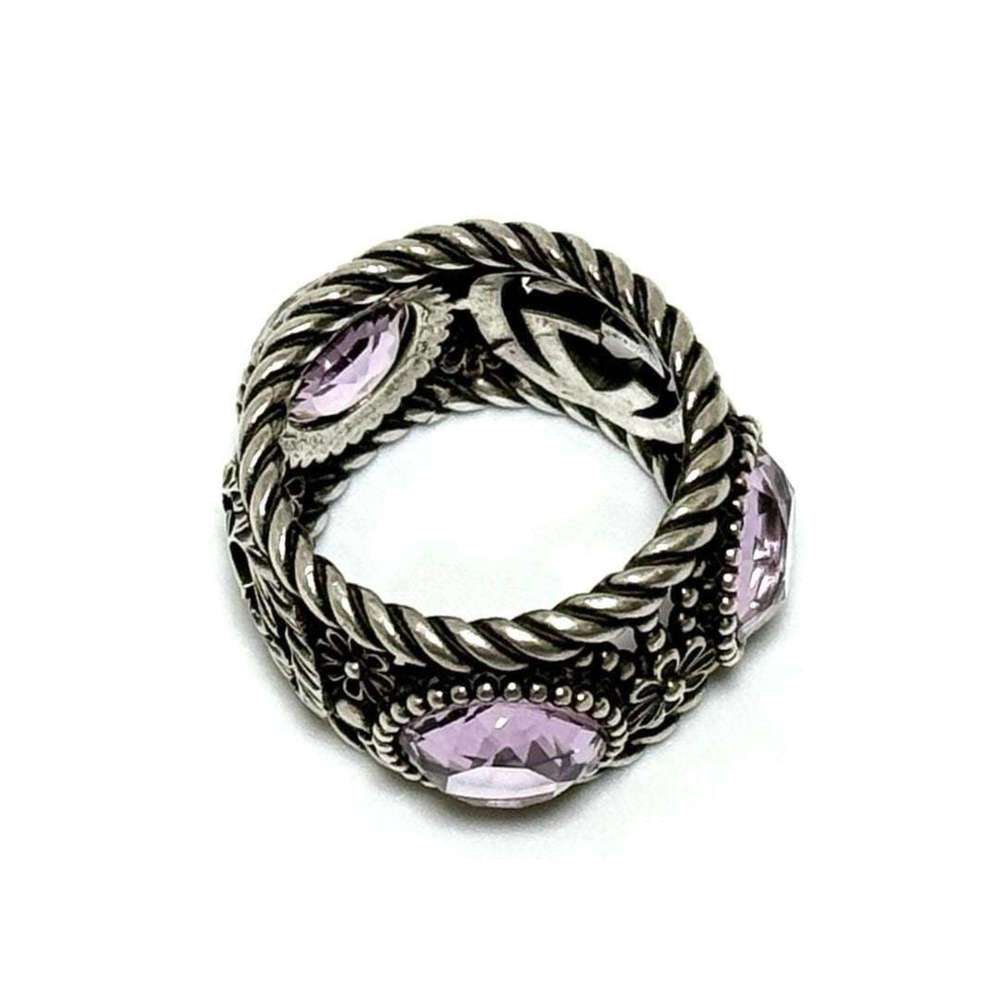 Gucci Women's Interlocking G Ring, Silver - image 6